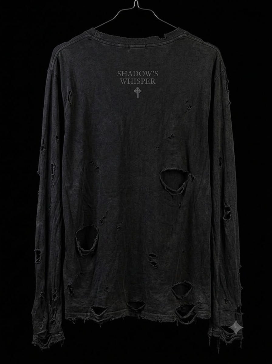 THE ENDLESS FALL DISTRESSED LONGSLEEVE