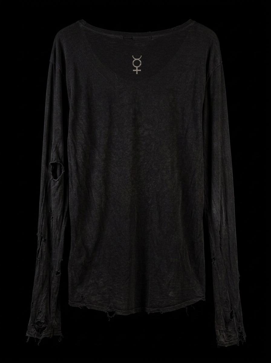 IF SIX WAS NINE DISTRESSED LONGSLEEVE